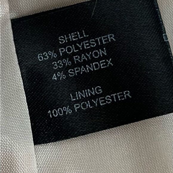 The Limited Tan Cropped Lined Blazer Size 6 - Picture 10 of 12